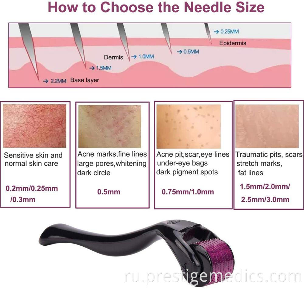 How To Choose Derma Roller Size
